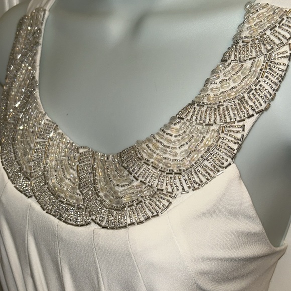 Cache sequined white and black dress nwt - Picture 5 of 12